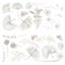 RoomMates Desert Sun Palm Leaf & Floral Peel & Stick Giant Decals